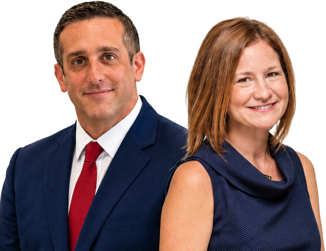 Aaron and Jenna Zablow, candidates for Roseland Borough Council